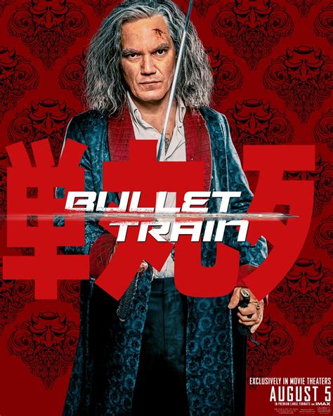Bullet Train Movie Posters Give Stunning Look At Brad Pitts Rivals
