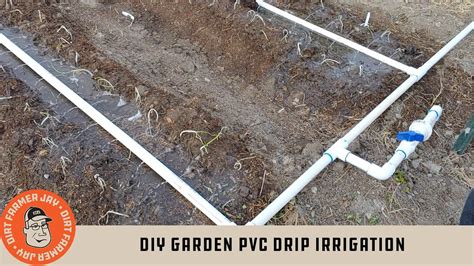 The system consists of interconnected drip irrigation tools such as emitters, hoses and valves. DIY Garden PVC Drip Irrigation - YouTube