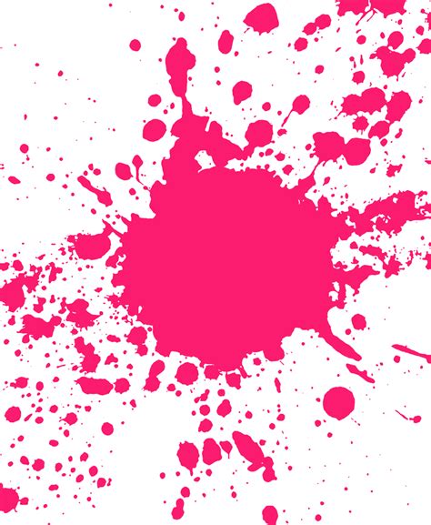 Pink Splatter Paint Clipart Best