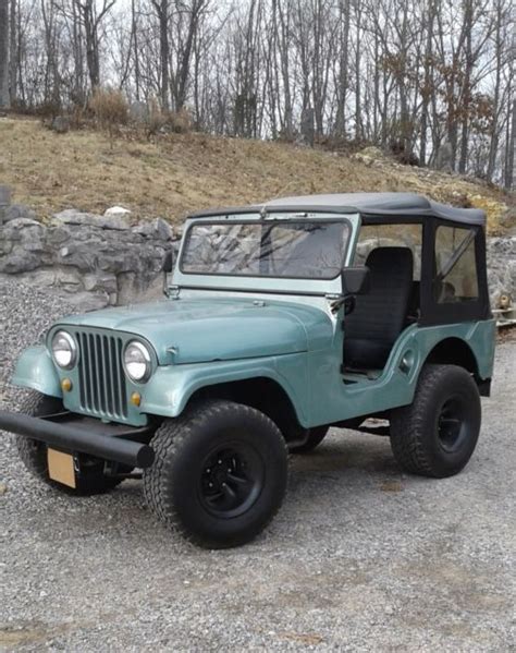 1966 Kaiser Jeep Cj5 V6 Engine 231 Cubic Inches Repainted 1966