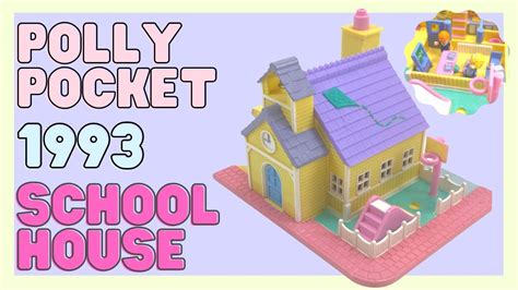 Toy Tour 1993 Schoolhouse Pollyville Vintage Polly Pocket