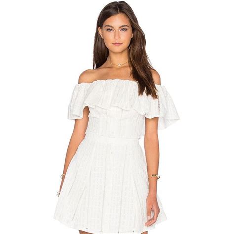 Capulet Spanish Shoulderless Top White Dress Summer Shoulderless Top