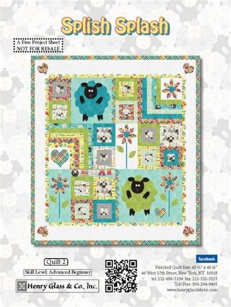 Free Projects Archived Projects Page 1 Henry Glass Fabrics Splish Splash Quilts Panel