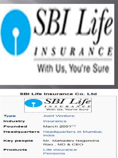 Presentation1 Sbi Life Insurance Insurance