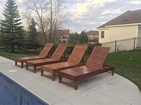 Diy Outdoor Chaise Lounge Chairs Our Projects
