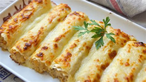 Canelones de pollo MUY FÁCILES Los TRUCOS que nunca fallan YouTube