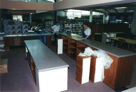 Assembling The Information Desk During The Northwest Library