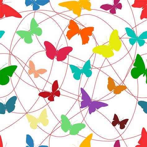 Butterfly Seamless Pattern 557524 Vector Art At Vecteezy