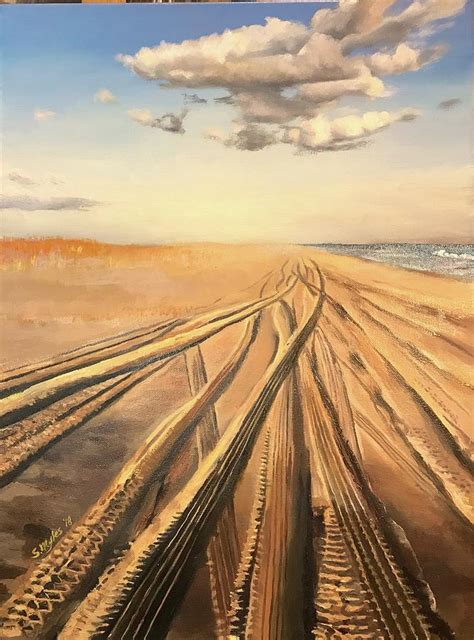 Enigma Beach Painting By Steve Myles Pixels