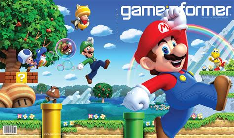 Game Informer October Cover Revealed New Super Mario Bros