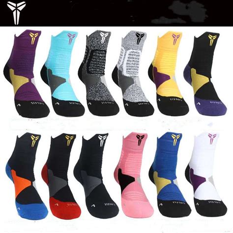 Kobe Bryant Elite Socks Basketball Socks Nba Sports Iconic Socks