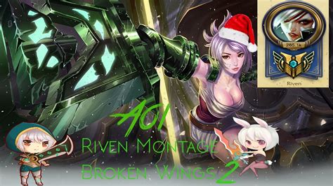 If the wing hangs, & droops, and your budgie is not able to move it, then it could be broken. Aøi | Broken Wings 2 | Riven Montage - Road to 300,000 ...