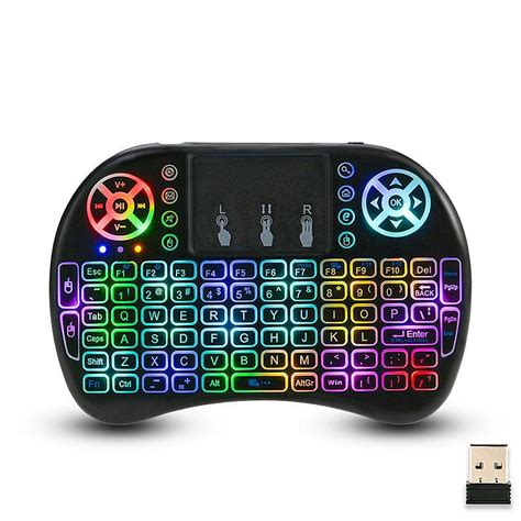 Mini I8 Wireless Keyboard 24g Air Mouse Multicolor Gaming