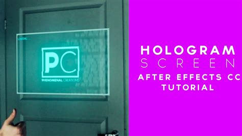 This tutorial shows how to make a cool retro 3d hologram on your wrist watch. Hologram Screen Effect - After Effects Tutorial - YouTube
