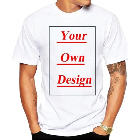 High Quality Customized Men T Shirt Print Your Own Design Men Casual