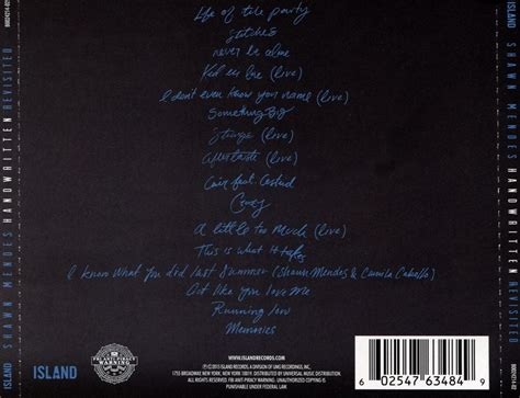 Mendes Shawn Handwritten Super Deluxe Edition Cd Opus3a