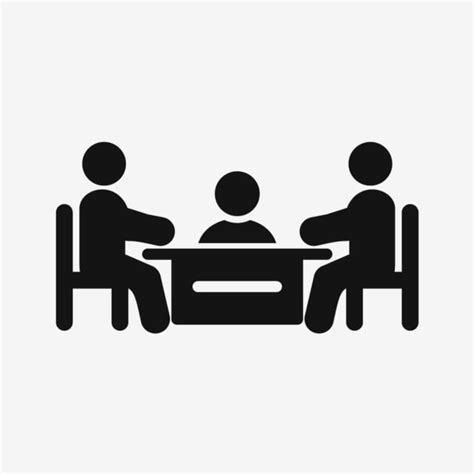 Meet Silhouette Png Free Vector Meeting Icon Meeting Icons Meeting