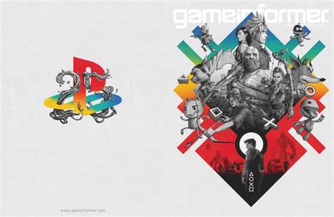 Game Informer Playstation 25th Anniversary Art Print Up For Sale Game