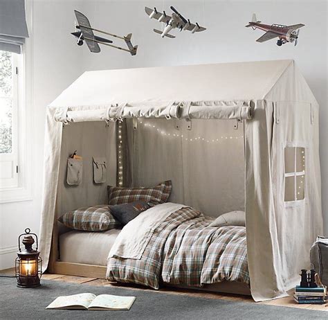 Modern canopy tent frames ship as a single unit with sophisticated telescoping legs and high quality folding roofs. Vintage Model Airplane | Bed tent, Toddler bedrooms ...