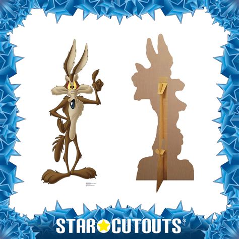 Sc693 Wile E Coyote Cardboard Cut Out Height 144cm Star Cutouts