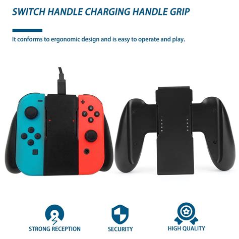 Joy Con Charging Grip Joycon Comfort Grip With Type C Powerport And Charging Cable For Nintendo