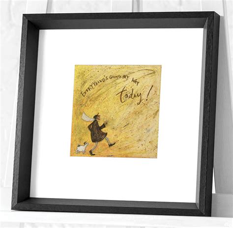 Sam Toft Everythings Going My Way Today Pre Framed Art Print The