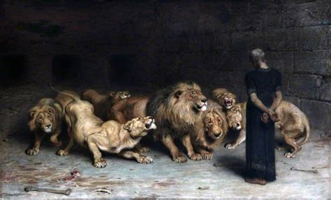 Daniel In The Lions Den By Briton Riviere Walker Art Daniel And The
