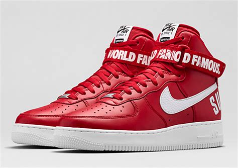 Nikestore Releases Supreme X Air Force 1 High Red