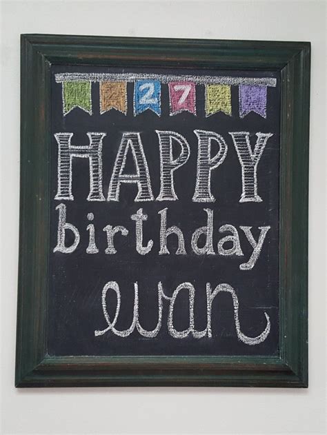 Nothing says happy birthday like balloons and cupcakes!! Happy Birthday Chalkboard 2018 | Happy birthday chalkboard ...
