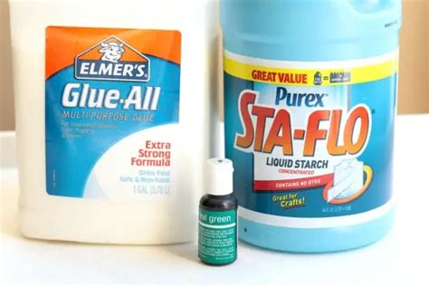 How To Make Slime With Liquid Starch Sta Flo
