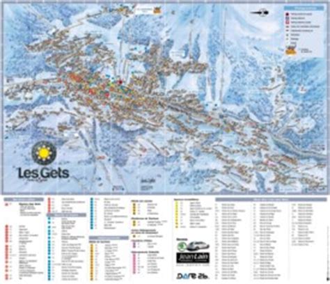 Stade de slalom b7 : Les Gets Maps | France | Maps of Les Gets