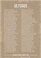 Alfred Lord Tennyson Ulysses poem art print | Etsy