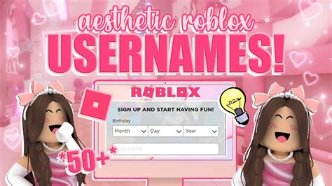 50 AESTHETIC ROBLOX Username Ideas UNTAKEN Mxddsie YouTube