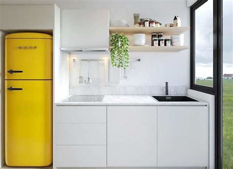 Ingin rumah segar tapi tak punya banyak waktu? 39 Gambar Desain Dapur Minimalis Modern Kecil Tapi Cantik ...