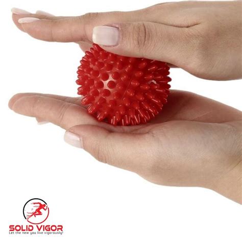 Spiky Massage Ball 4 Colors 75mm Durable Pvc Massage Ball Durable