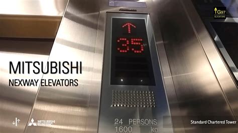 Fast Mitsubishi Elevators Standard Chartered Tower Jakarta Id High