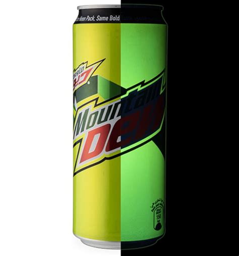 Mountain Dew Glow In Dark Can Is Skin Deep Grubbits