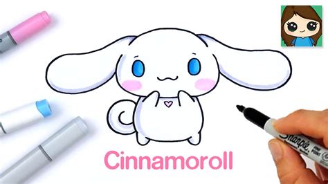 How To Draw Cinnamoroll Easy Sanrio Easy Drawings Dib