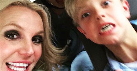 Britney Spears Makes Her Sons Laugh With Silly Faces In Selfie Video On The Way To Skate Park