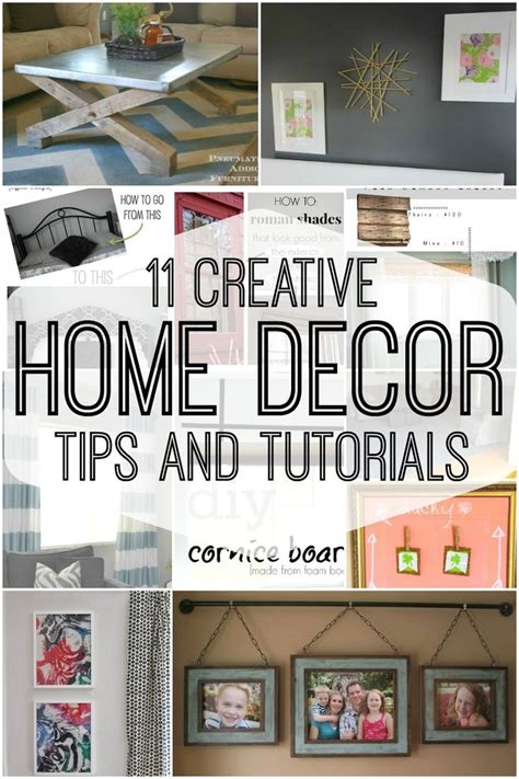 11 Creative Home Decor Tips And Tutorials Via