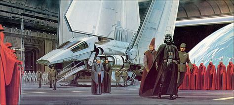 HD Wallpaper Star Wars Darth Vader Screenshot Artwork Concept Art Imperial Shuttle
