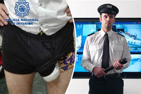 Bloke With Suspiciously Large Bulge Stopped By Airport Cops Daily Star