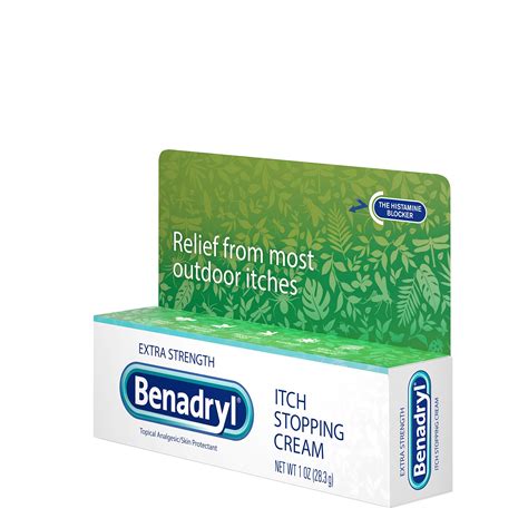 Benadryl Extra Strength Itch Stopping Anti Itch Cream With Histamine