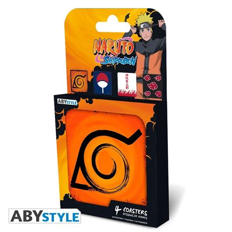Naruto Shippuden Set 4 Coasters Coaster Abystyle