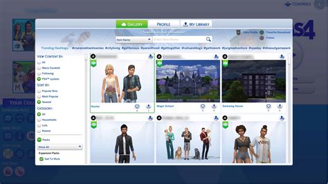 Sims 4 Gallery Offline Search Options Billaprints