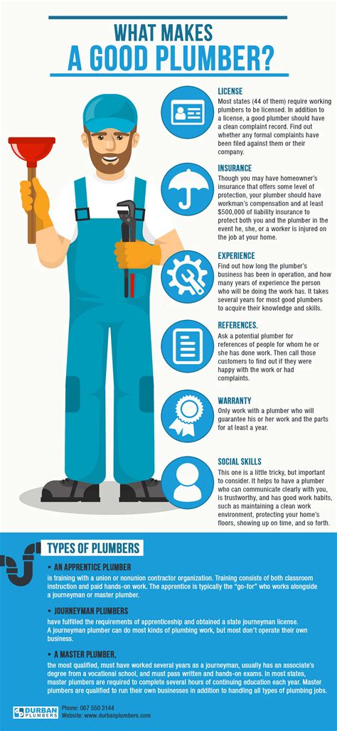 Things To Consider When Looking For A Good Plumber Infographic