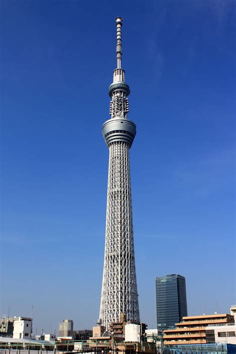 Tokyo Skytree Second Tallest Building In The World Tokyo Skytree