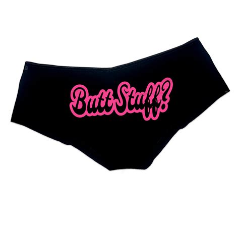 Butt Stuff Panties Funny Anal Sex T Booty Womens Underwear