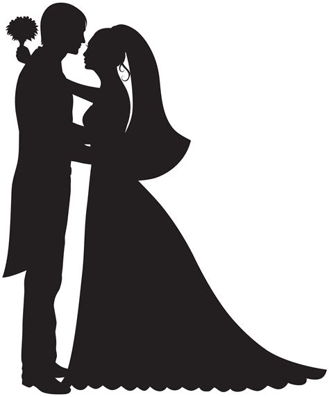 Bridegroom Wedding Cake Topper Clip Art Bride And Groom Png Download