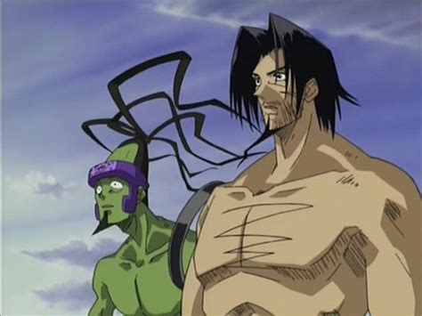 Anime Galleries Dot Net Shaman Kingryu With Hair Down And Tokageroh